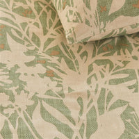 Foto van een Ariadne At Home by Beddinghouse Botanical Dekbedovertrek - Eenpersoons - 140x200/220 - Groen ean nummer: 8719931578770