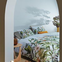 Foto van een Kardol Cadence Dekbedovertrek - Eenpersoons - 140x200/220 - Blauw Groen ean nummer: 8719931579241