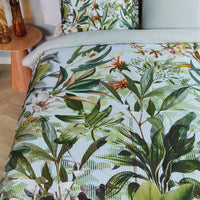 Foto van een Kardol Cadence Dekbedovertrek - Eenpersoons - 140x200/220 - Blauw Groen ean nummer: 8719931579241