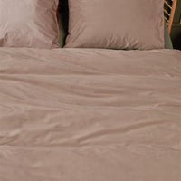 Foto van een At Home by Beddinghouse Cosy Corduroy Dekbedovertrek - Eenpersoons - 140x200/220 - Naturel ean nummer: 8719931586638