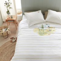 Marjolein Bastin Summer Tide Natural dekbedovertrek beige NL Lits-jumeaux (240 x 200/220 cm)