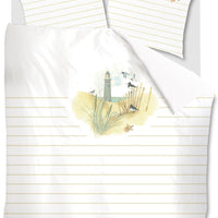 Marjolein Bastin Summer Tide Natural dekbedovertrek beige NL Lits-jumeaux (240 x 200/220 cm)