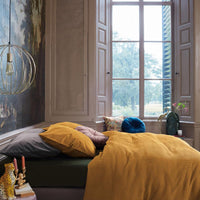 Foto van een At Home by Beddinghouse Relax Dekbedovertrek - Lits-Jumeaux - 240x200/220 - Oker ean nummer: 8719931588502