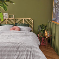 At Home Soft Shine Light Grey dekbedovertrek grijs NL Lits-jumeaux (240 x 200/220 cm)