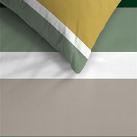 Foto van een Ambiante Andy Dekbedovertrek - Tweepersoons - 200x200/220 - Groen ean nummer: 8719931671099