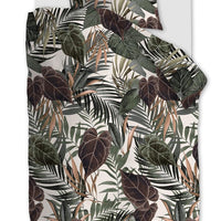 Beddinghouse Ohema Off-White dekbedovertrek groen NL 1 persoons (140 x 200/220cm)