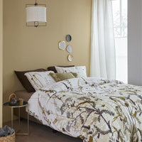 Foto van een Beddinghouse Grasses Dekbedovertrek - Eenpersoons - 140x200/220 - Naturel ean nummer: 8719931684853