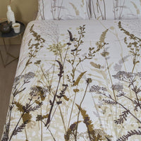 Foto van een Beddinghouse Grasses Dekbedovertrek - Eenpersoons - 140x200/220 - Naturel ean nummer: 8719931684853