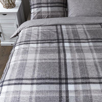 Rivièra Maison Cozy Check Sand dekbedovertrek bruin NL Lits-jumeaux (240 x 200/220 cm)