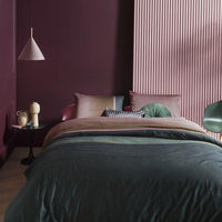 Beddinghouse Kian Green dekbedovertrek groen NL Lits-jumeaux (240 x 200/220 cm)