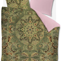 Foto van een At Home by Beddinghouse Persian Rug Dekbedovertrek - Lits-Jumeaux - 240x200/220 - Groen ean nummer: 8719931693480