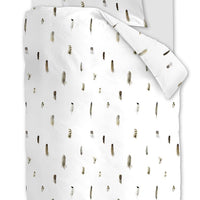 Marjolein Bastin Fluff Natural dekbedovertrek wit NL 1 persoons (140 x 200/220cm)