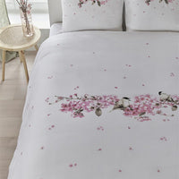 Foto van een Marjolein Bastin Blom Dekbedovertrek - Lits-Jumeaux - 240x200/220 - Roze ean nummer: 8719931695262