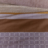 Beddinghouse Burger Mauve dekbedovertrek bruin NL Lits-jumeaux (240 x 200/220 cm)