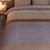 Beddinghouse Burger Mauve dekbedovertrek bruin NL Lits-jumeaux (240 x 200/220 cm)