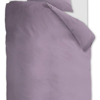 Beddinghouse Organic Basic Mauve dekbedovertrek paars NL 1 persoons (140 x 200/220cm)
