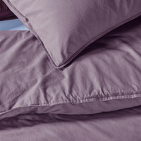 Foto van een Beddinghouse Organic Basic Dekbedovertrek - Lits-Jumeaux - 240x200/220 - Lichtpaars ean nummer: 8719931702779