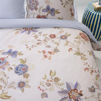 Pip Studio Cece Fiore White dekbedovertrek wit NL 1 persoons (140 x 200/220cm)