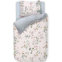 Foto van een Pip Studio Kawai Flower Dekbedovertrek - Eenpersoons - 140x200/220 - Wit ean nummer: 8719931760656