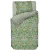 Pip Studio Saluti Piccoli Green dekbedovertrek groen NL 1 persoons (140 x 200/220cm)