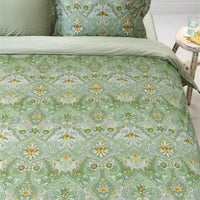 Pip Studio Saluti Piccoli Green dekbedovertrek groen NL 1 persoons (140 x 200/220cm)