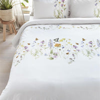 Foto van een Marjolein Bastin Butterfly Paradise Dekbedovertrek - zonder kussensloop - Eenpersoons - 140x200/220 - Multi ean nummer: 8719931774561