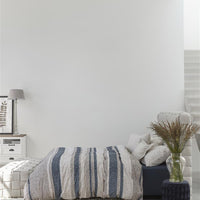 Foto van een Rivièra Maison Rattan Stripes Dekbedovertrek - Eenpersoons - 140x200/220 - Blauw Grijs ean nummer: 8719931780043