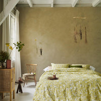 Ariadne at Home Daisies Light Yellow dekbedovertrek geel NL 1 persoons (140 x 200/220cm)