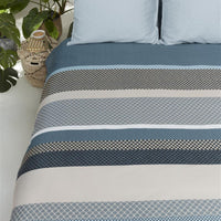 Beddinghouse Lennart Blue dekbedovertrek blauw NL 2 persoons (200 x 200/220 cm)
