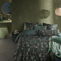 Foto van een Pip Studio Alberi Dekbedovertrek - Eenpersoons - 140x200/220 - Donker Groen ean nummer: 8719931947033