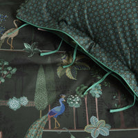 Foto van een Pip Studio Alberi Dekbedovertrek - Eenpersoons - 140x200/220 - Donker Groen ean nummer: 8719931947033