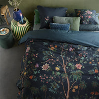 Foto van een Pip Studio Il Paradiso Dekbedovertrek - Lits-Jumeaux - 240x200/220 - Donker Blauw ean nummer: 8719931949396