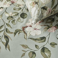 Foto van een Ariadne At Home by Beddinghouse Autumn Blossom Dekbedovertrek - Eenpersoons - 140x200/220 - Licht groen ean nummer: 8719931960254