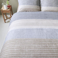 Foto van een Ariadne At Home by Beddinghouse Stitches Dekbedovertrek - Eenpersoons - 140x200/220 - Grijs ean nummer: 8719931960490