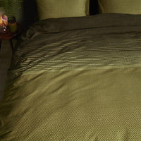 Foto van een Beddinghouse Demi Dekbedovertrek - Eenpersoons - 140x200/220 - Groen ean nummer: 8719931962876