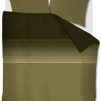 Foto van een Beddinghouse Demi Dekbedovertrek - Lits-Jumeaux - 240x200/220 - Groen ean nummer: 8719931962890