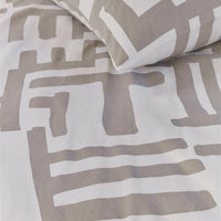 Foto van een vtwonen Mixed Stripes Dekbedovertrek - Eenpersoons - 140x200/220 - Naturel ean nummer: 8719931966423