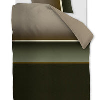 Foto van een Beddinghouse Aiden Dekbedovertrek - Eenpersoons - 140x200/220 - Olijfgroen ean nummer: 8719931968069