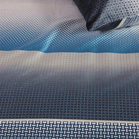 Foto van een Beddinghouse Lenn Dekbedovertrek - Eenpersoons - 140x200/220 - Blauw ean nummer: 8719931968151