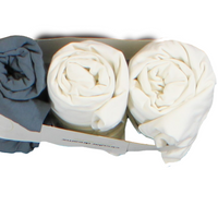 3x Hoeslaken - 80/90 x 200/220 - Topper