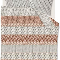 Snoozing Cardiff Sand dekbedovertrek beige