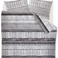 Rivièra Maison Tricot Chaud Grey dekbedovertrek grijs - Circular Dreams