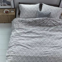 Rivièra Maison Wavmness off White dekbedovertrek bruin NL Lits-jumeaux (260 x 200/220 cm)