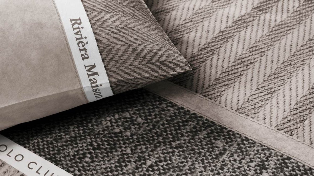Rivièra Maison Happy winter Taupe dekbedovertrek beige