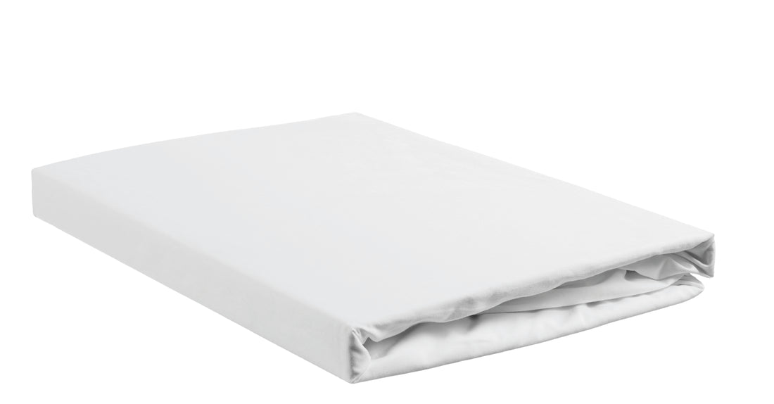 Percale hoeslaken wit