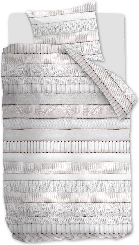 Rivièra Maison Coziness Off-White dekbedovertrek bruin