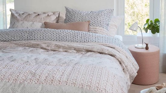 Ariadne at Home Zola Natural dekbedovertrek beige zonder kussensloop