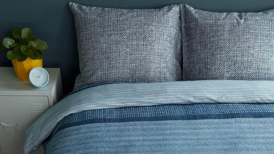 Beddinghouse Dylano blue dekbedovertrek blauw