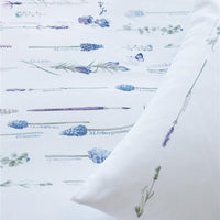 Foto van een Marjolein Bastin Lavandula Dekbedovertrek - Eenpersoons - 140x200/220 - Blauw ean nummer: 8715769664975