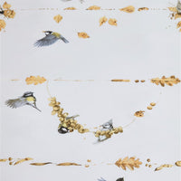Marjolein Bastin Autumn Birds Natural dekbedovertrek wit NL 1 persoons (140 x 200/220cm)